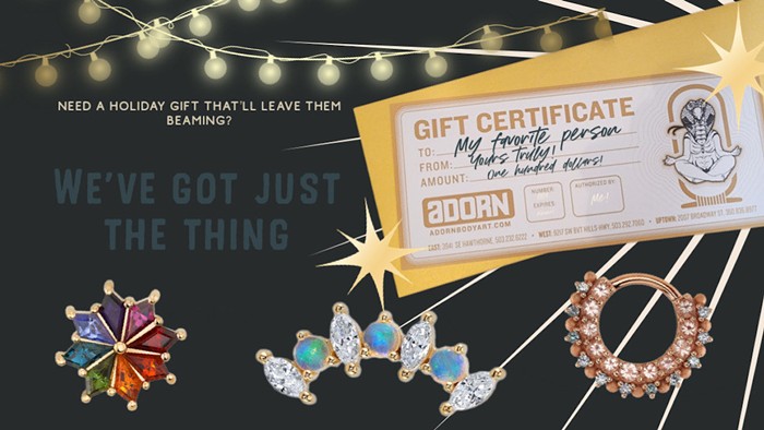 Body Jewelry isn't one size fits all, but Gift Certificates are!